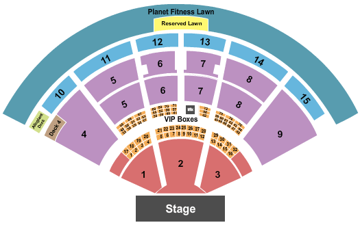 PNC Music Pavilion PNC Music Pavilion Seating Chart